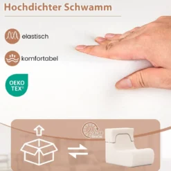 Bodensessel für Erwachsene Lazy Sofa mit abnehmbarem Kopfstütze waschbarer Eisveloursbezug Beige