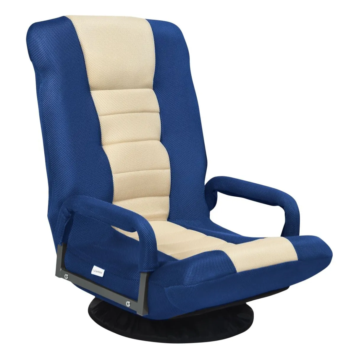 Bodenstuhl drehbar Bodensessel Relaxsessel Bodensofa Lazy Sofa Blau