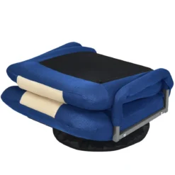 Bodenstuhl drehbar Bodensessel Relaxsessel Bodensofa Lazy Sofa Blau