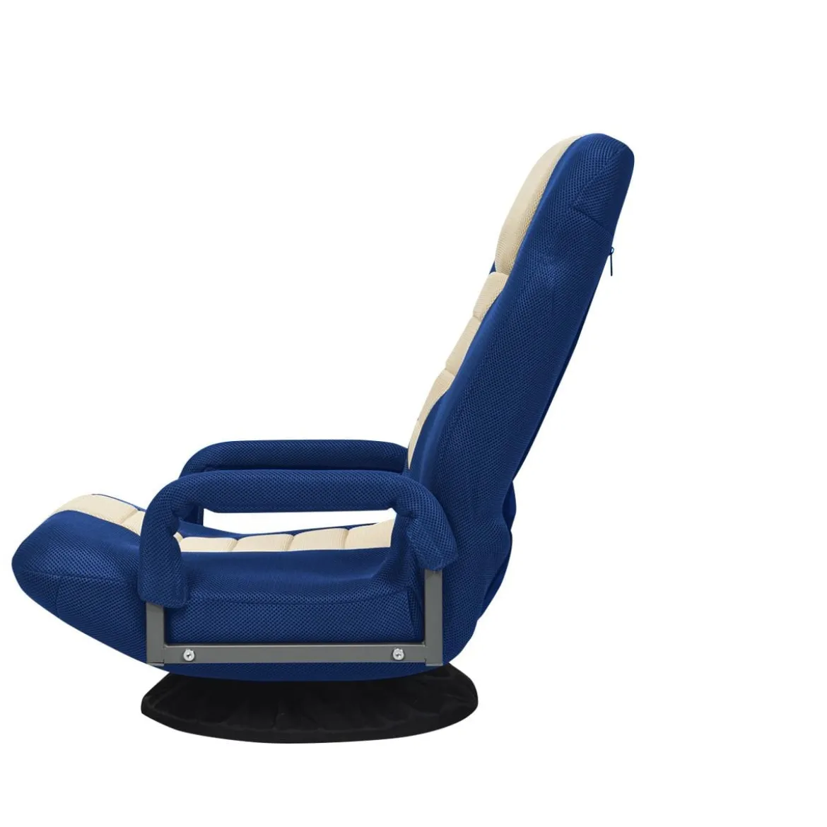 Bodenstuhl drehbar Bodensessel Relaxsessel Bodensofa Lazy Sofa Blau