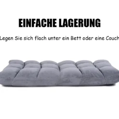 Bodenstuhl Faltbares Lazy Sofa Faul Tatami Bodenkissen Schwarz Grau Kaffeebraun Rosa Blau Lila