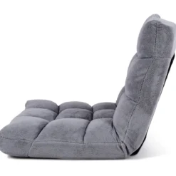 Bodenstuhl Faltbares Lazy Sofa Faul Tatami Bodenkissen Schwarz Grau Kaffeebraun Rosa Blau Lila