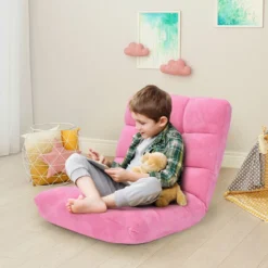 Bodenstuhl Faltbares Lazy Sofa Faul Tatami Bodenkissen Schwarz Grau Kaffeebraun Rosa Blau Lila