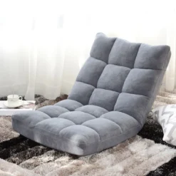 Bodenstuhl Faltbares Lazy Sofa Faul Tatami Bodenkissen Schwarz Grau Kaffeebraun Rosa Blau Lila