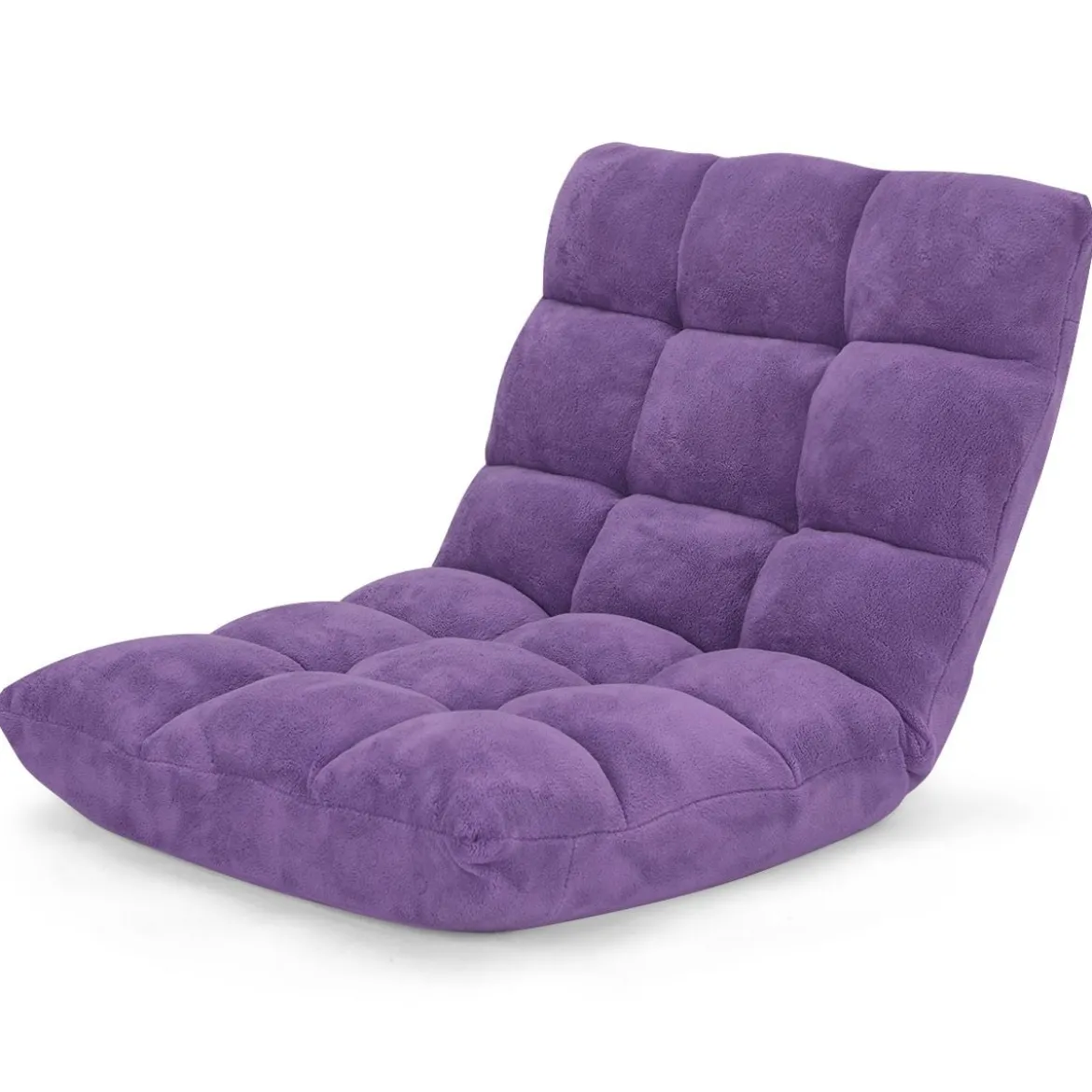 Bodenstuhl Faltbares Lazy Sofa Faul Tatami Bodenkissen Schwarz Grau Kaffeebraun Rosa Blau Lila