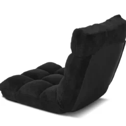 Bodenstuhl Faltbares Lazy Sofa Faul Tatami Bodenkissen Schwarz Grau Kaffeebraun Rosa Blau Lila