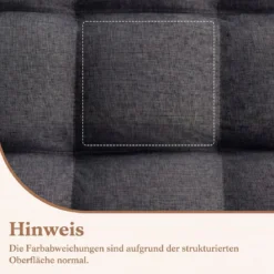 Bodenstuhl Klappbar mit 14-fach Verstellbarer Rückenlehne & Liegefunktion 61 x 54 x 56 cm