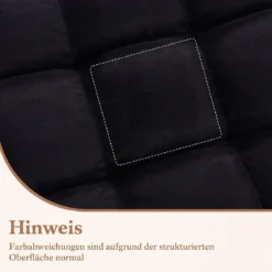 Bodenstuhl Klappbar mit 14-fach Verstellbarer Rückenlehne & Liegefunktion 61 x 54 x 56 cm