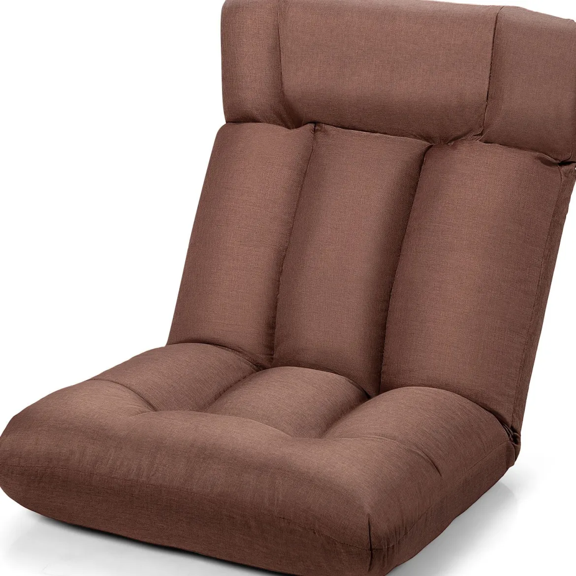 Bodenstuhl Tatami Schlafsessel Bodensessel Relaxsessel Sofastuhl Liegenfunktion Braun