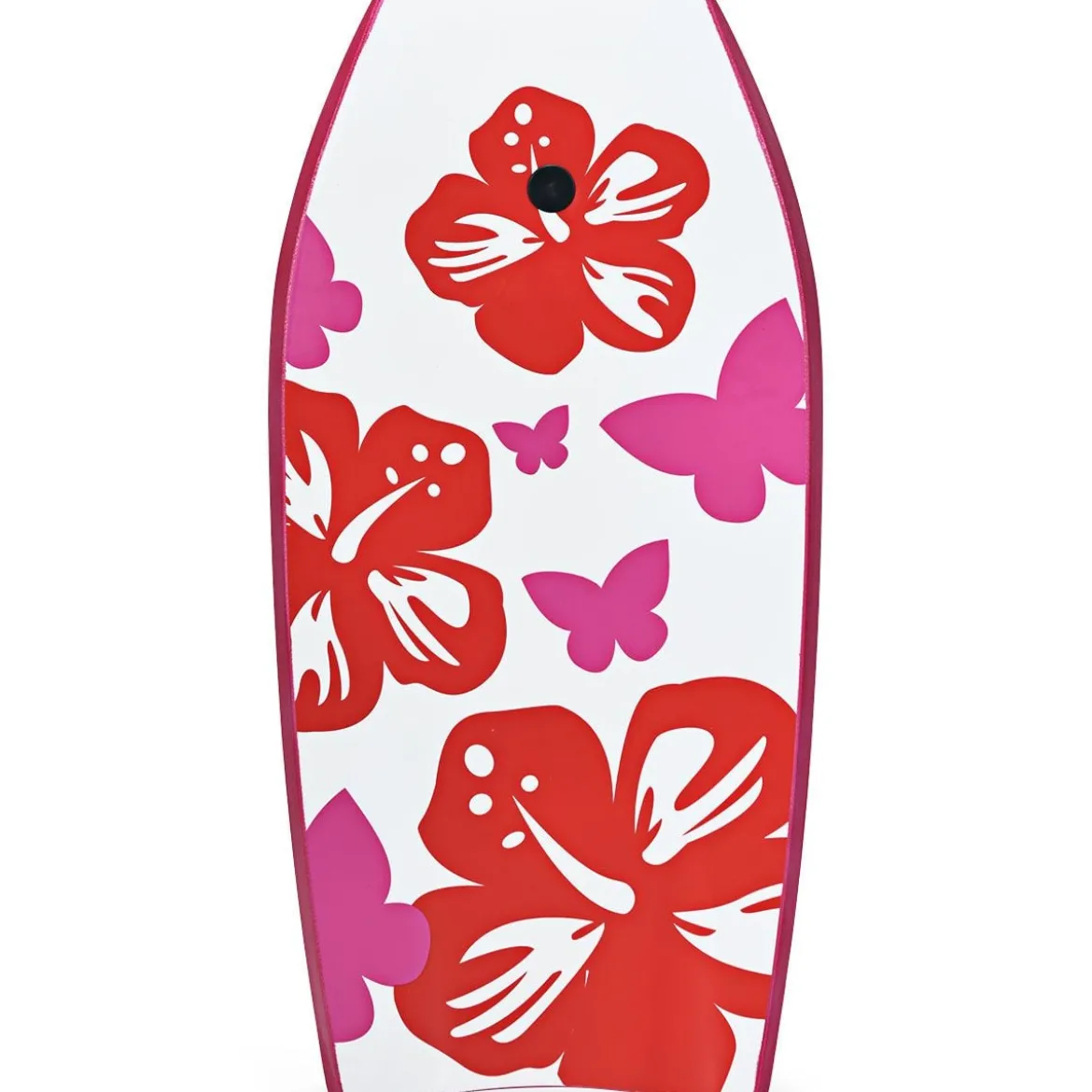 Bodyboard leichtgewichtig Schwimmbrett mit EPS-Kern & XPE Oberfläche für den Strand für Kinder & Erwachsene 94cm/106cm Rosa