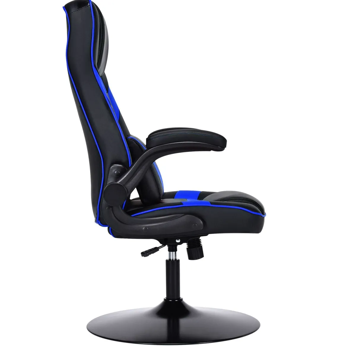 Bürostuhl höhenverstellbar Gaming Stuhl Racing Stuhl Arbeitsstuhl Computerstuhl Blau