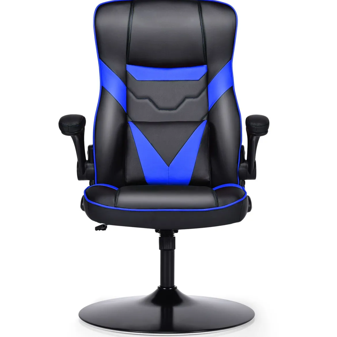 Bürostuhl höhenverstellbar Gaming Stuhl Racing Stuhl Arbeitsstuhl Computerstuhl Blau