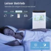 9000 BTU mobile Klimaanlage mit Abluftschlauch 4 in 1 Klimagerät mit Kühlen Weiß