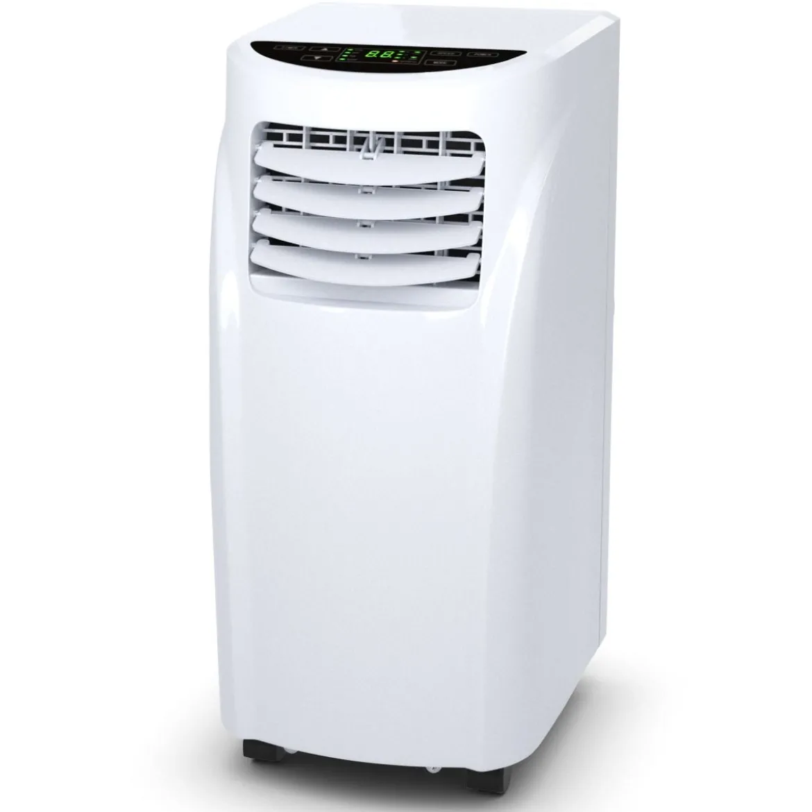 7000 BTU Tragbare Klimaanlage mit Fernbedienung Kühlmodus mobile Klimaanlage 32 x 36 x 62,5 cm Weiß