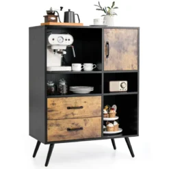 Buffetschrank im Mid-Century-Stil Industrieller Küchenschrank 80 x 40 x 106 cm