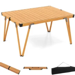 Campingtisch mit Wasserdichter Tischplatte & Tragetasche Picknicktisch Outdoor Tisch
