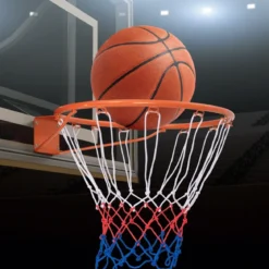 Ø45cm/37cm Basketballkorb mit Ring & Netz für Tür & Wandmontage Indoor Mini Basketball Korb