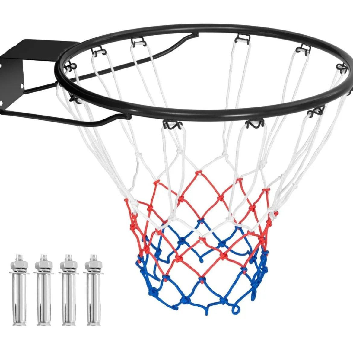 Ø45cm/37cm Basketballkorb mit Ring & Netz für Tür & Wandmontage Indoor Mini Basketball Korb