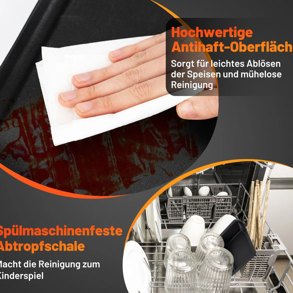 70cm Elektrische Grillplatte Teppanyaki Grill Antihaftbeschichtet BBQ-Grill Elektrogrill