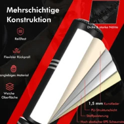 170cm Freistehender Boxsack Schwerer Boxsack mit Standfuß für Erwachsene Jugendliche und Kinder Schwarz