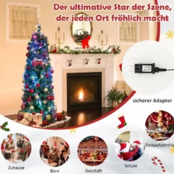 150 cm großer künstlicher Weihnachtsbaum Festtagsbaum zu Hause Grün