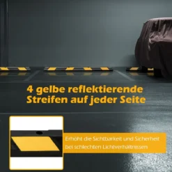 183 cm Gummi Radstopper Parkplatzbegrenzung bis 4000 kg Parkbegrenzung Einparkhilfe