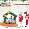 180 cm hohe Aufblasbare Weihnachtsdekoration Nachstellung der Geburt Jesu mit LED-Lichter