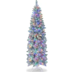 180 cm hoher Beleuchteter Weihnachtsbaum Aufklappbarer Festtagsbaum Grün