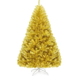 180 cm hoher goldener Weihnachtsbaum künstlicher Lametta-Weihnachtsbaum Champagnerfarben