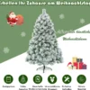 180 cm hoher künstlicher Tannenbaum mit Schnee verschneite Tannennadeln Künstlicher Weihnachtsbaum