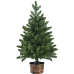 60 cm hoher künstlicher Tischbaum unbeleuchteter künstlicher Weihnachtsbaum Grün