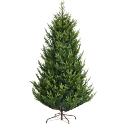 180 cm hoher künstlicher Weihnachtsbaum Tannenbaum Kunstbaum mit klappbarer Metallständer