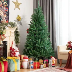 180 cm Hohe Weihnachtsfichte Feiertags-Weihnachtsbaum mit Metallständer Bunt