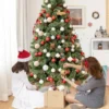 180 cm hohe Weihnachtstanne mit Kiefernzapfen künstlicher Weihnachtsbaum für Zuhause Grün