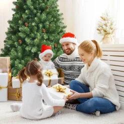 180 cm Künstlicher Weihnachtsbaum Klappbarer Tannenbaum Grün