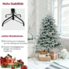 135 cm Künstlicher Weihnachtsbaum mit Schnee & 688 gemischten Zweigspitzen Tannenbaum