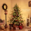 180 cm Künstlicher Weihnachtsbaum mit 240 Warmweißen LED Lichtern Tannenbaum