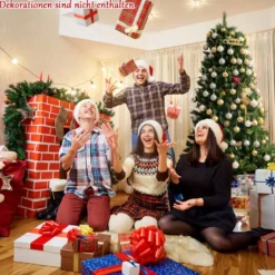 180 cm künstlicher Weihnachtsbaum Christbaum Glocke Design mit 1130 üppigen Zweigen Grün