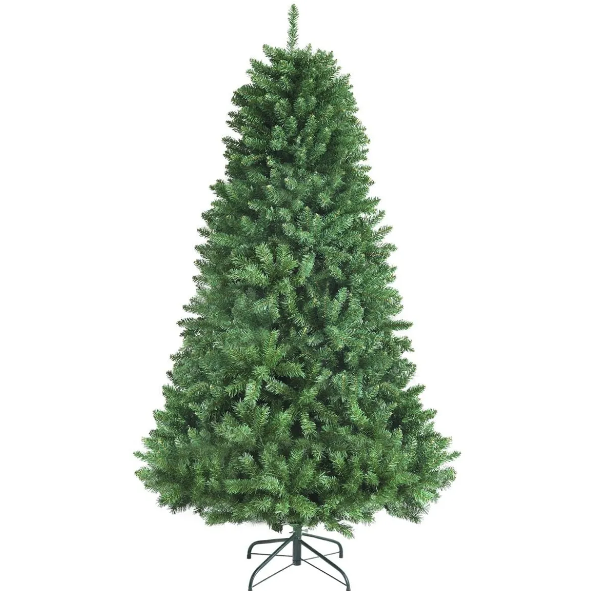 180 cm künstlicher Weihnachtsbaum Christbaum Glocke Design mit 1130 üppigen Zweigen Grün