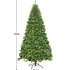 230 cm Künstlicher Weihnachtsbaum mit Metallständer Christbaum Weihnachten Grün
