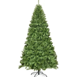 230 cm Künstlicher Weihnachtsbaum mit Metallständer Christbaum Weihnachten Grün