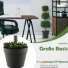 75 cm Kunstpflanze Kunstbaum mit Topf Künstliche DekopflanzeTopfpflanze Grün
