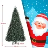 180 cm Langer Künstlicher Weihnachtsbaum Verschneiter Festtagsbaum mit 1000 Zweigspitzen