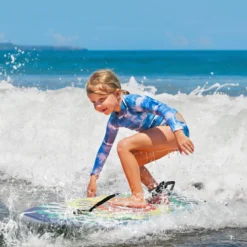 94 cm Langes Bodyboard für Kinder mit EPS Kern & XPE Deck & HDPE Unterseite Surfbrett Wirbelmuster