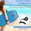 84 cm Langes Bodyboard für Kinder mit EPS Kern & XPE Deck & HDPE Unterseite Surfbrett Wirbelmuster