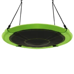 Ø100 cm Nestschaukel mit Hängegurte Schaukel Kinderschaukel Garten Grün