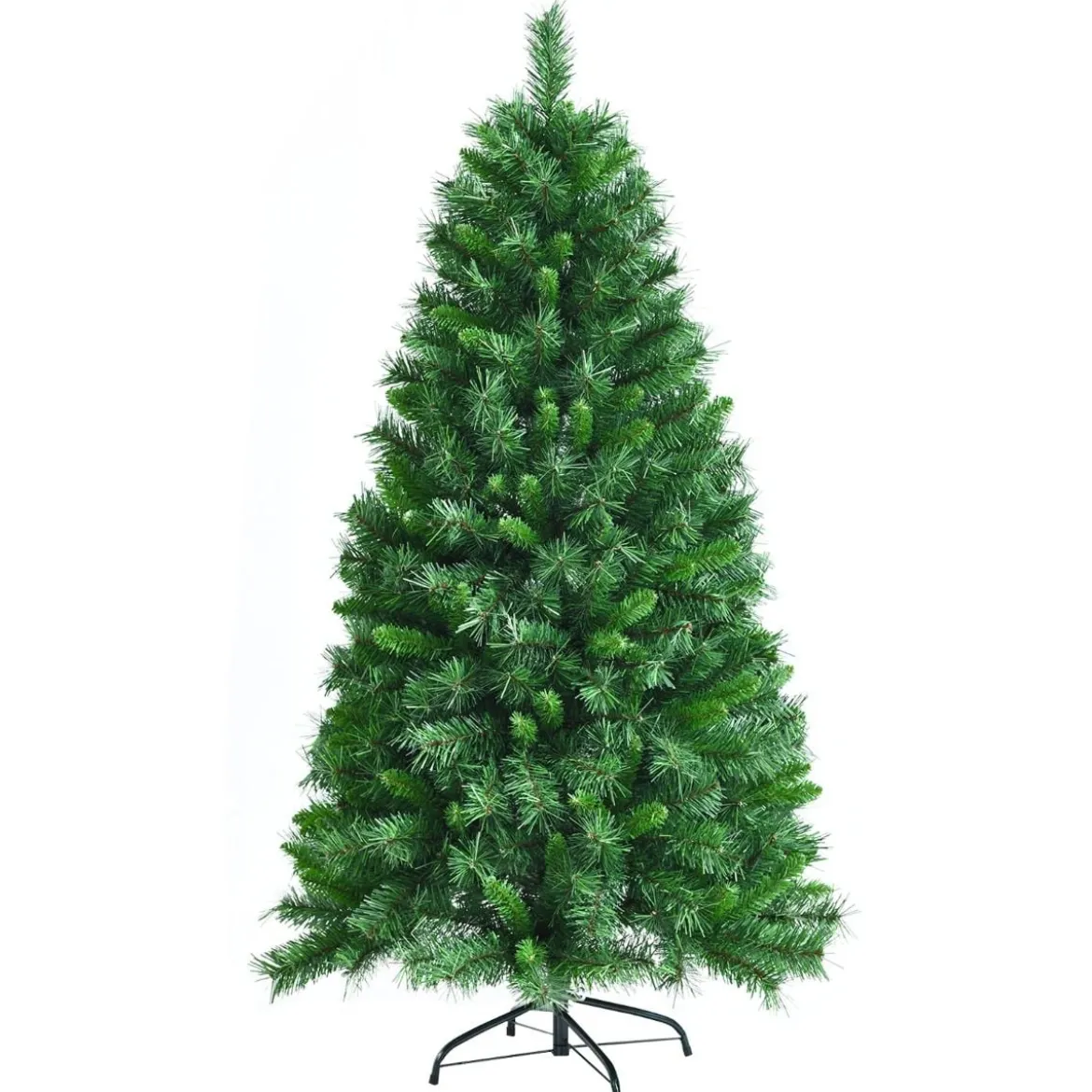 150 cm üppiger grüner künstlicher Weihnachtsbaum blühender klappbarer Weihnachtsbaum
