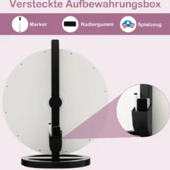 Ø60 cm Preisrad Tisch-Spinnrad mit 12 Slots Glücksspiel mit Ständer Bunt