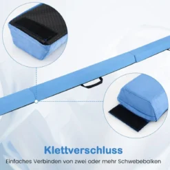 210 cm Schwebebalken Gymnastikbalken klappbar Turnbalken rutschfest Balance Beam bis 73 kg