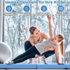 210 cm Schwebebalken Gymnastikbalken klappbar Turnbalken rutschfest Balance Beam bis 73 kg
